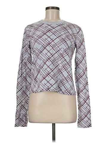Equipment Long Sleeve Silk Top (view 1)