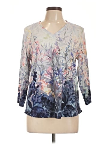 Chico's 3/4 Sleeve T-Shirt (view 1)