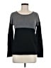 Splendid Color Block Gray Pullover Sweater Size M - photo 1