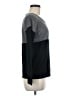Splendid Color Block Gray Pullover Sweater Size M - photo 4