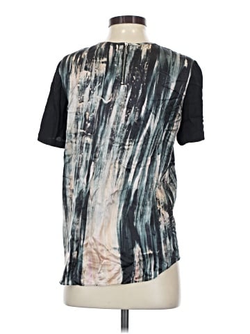Rebecca Taylor Short Sleeve Silk Top (view 2)