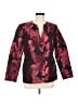 Kasper 100% Polyester Print Red Blazer Size 6 - photo 1