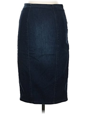 Bebe Denim Skirt (view 1)