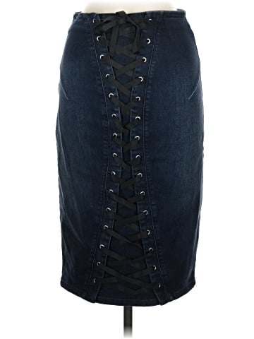 Bebe Denim Skirt (view 2)