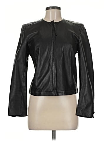 DKNY Leather Jacket (view 1)