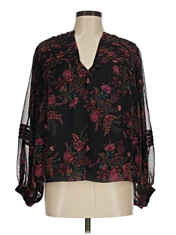 Topshop 3/4 Sleeve Blouse (view 1)