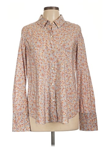 Rebecca Taylor Long Sleeve Silk Top (view 1)