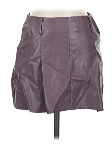 Le Lis Faux Leather Skirt (view 1)