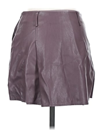 Le Lis Faux Leather Skirt (view 2)