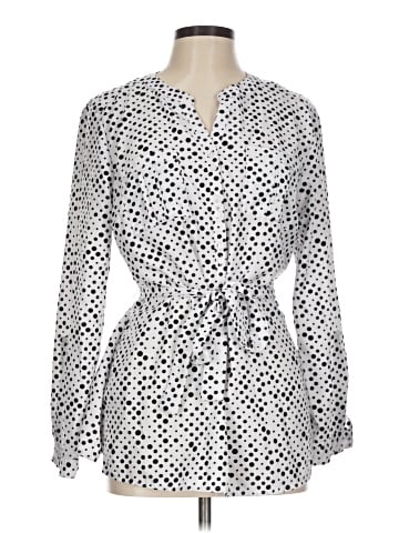 Notations Long Sleeve Blouse (view 1)