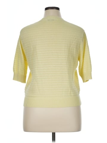 Madewell Textural-Stitch Crewneck Sweater in 100% Cotton (view 2)