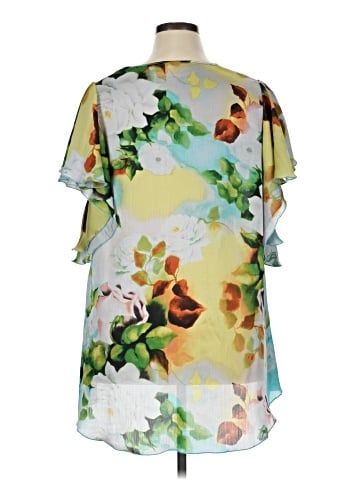 Melissa McCarthy Seven7 Short Sleeve Blouse (view 2)