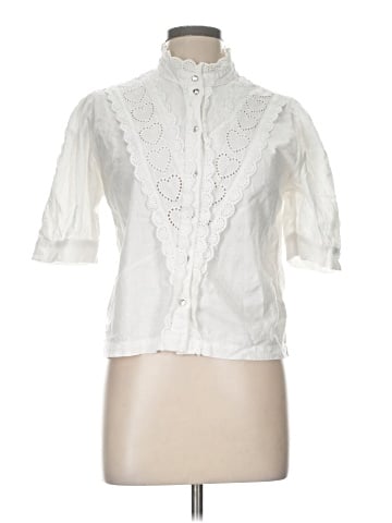 Topshop Short Sleeve Blouse (view 1)