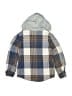 Shein Plaid Blue Jacket Size 5 - photo 2