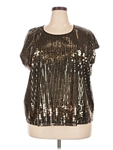 ELOQUII Short Sleeve Top (view 1)