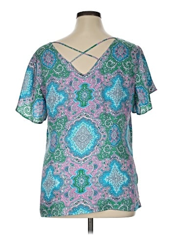 Talbots Short Sleeve Blouse (view 2)