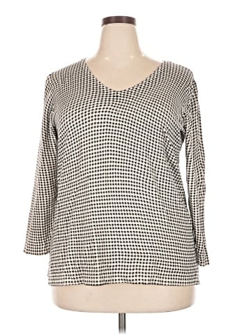 Lane Bryant 3/4 Sleeve T-Shirt (view 1)