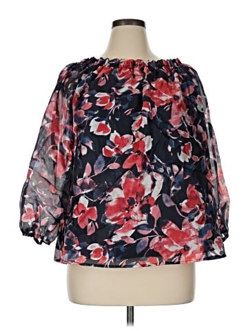 Anne Klein 3/4 Sleeve Blouse (view 1)
