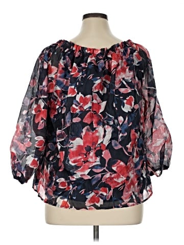Anne Klein 3/4 Sleeve Blouse (view 2)