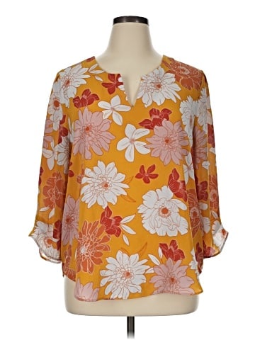 DR2 3/4 Sleeve Blouse (view 1)