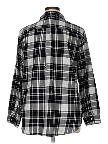Banana Republic Factory Store 3/4 Sleeve Button-Down Shirt (view 2)