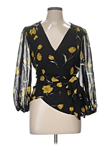Joie 3/4 Sleeve Silk Top (view 1)