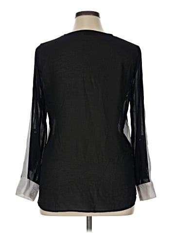 metaphor Long Sleeve Blouse (view 2)