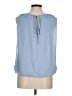 Max Studio 100% Polyester Blue Sleeveless Blouse Size M - photo 2