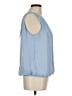 Max Studio 100% Polyester Blue Sleeveless Blouse Size M - photo 4