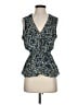 Max Studio 100% Polyester Blue Sleeveless Blouse Size S - photo 1