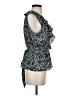 Max Studio 100% Polyester Blue Sleeveless Blouse Size S - photo 4