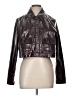 Boden 100% Polyurethane Metallic Black Jacket Size 10 - photo 1
