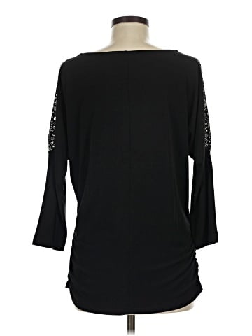 Susan Graver 3/4 Sleeve Top (view 2)