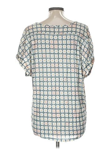 Ann Taylor LOFT Outlet Short Sleeve Blouse (view 2)