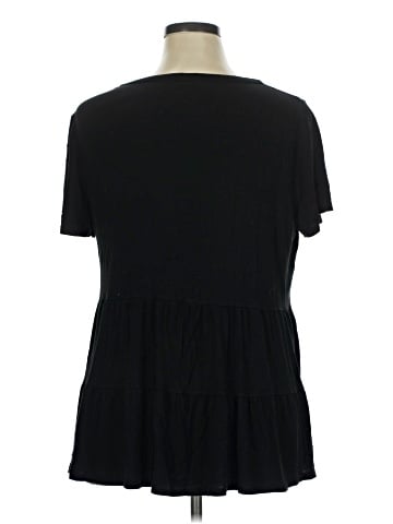 Green Envelope Short Sleeve Top (view 2)
