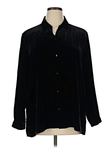 Eileen Fisher Long Sleeve Blouse (view 1)