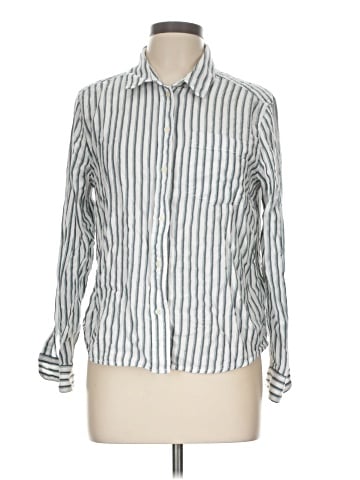 CALVIN KLEIN JEANS Long Sleeve Button-Down Shirt (view 1)