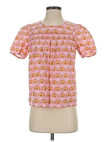 J.Crew Factory Store Short Sleeve Blouse (view 1)
