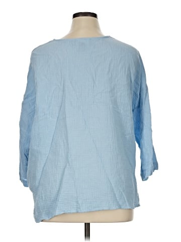 Jones New York 3/4 Sleeve T-Shirt (view 2)