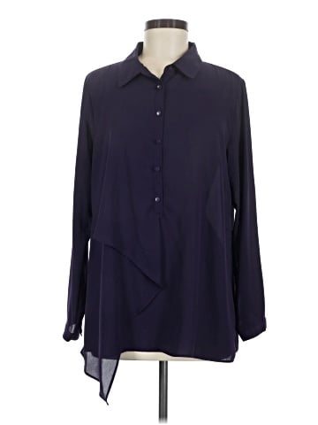 Joan Rivers Long Sleeve Blouse (view 1)