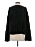 Express 100% Polyester Metallic Black Pullover Sweater Size S - photo 2