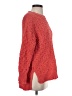 Seven7 100% Polyester Red Pullover Sweater Size S - photo 4