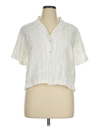 Laura Ashley Short Sleeve Blouse (view 1)