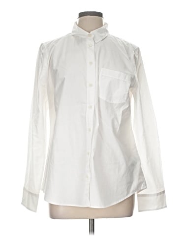 J.Crew Factory Store Long Sleeve Button-Down Shirt (view 1)