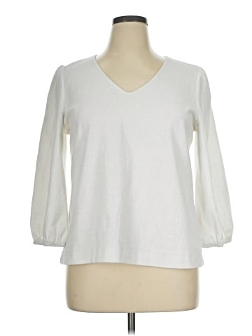 Rose + Olive 3/4 Sleeve Top (view 1)