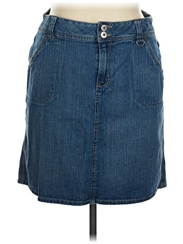 Faded Glory Denim Skirt (view 1)