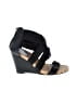 BCBGeneration Black Wedges Size 7 1/2 - photo 1