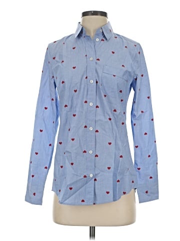 J.Crew Factory Store Long Sleeve Button-Down Shirt (view 1)