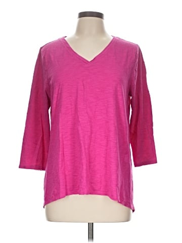 Chico's 3/4 Sleeve T-Shirt (view 1)