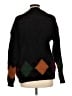 Rafaella Argyle Black Pullover Sweater Size M - photo 2